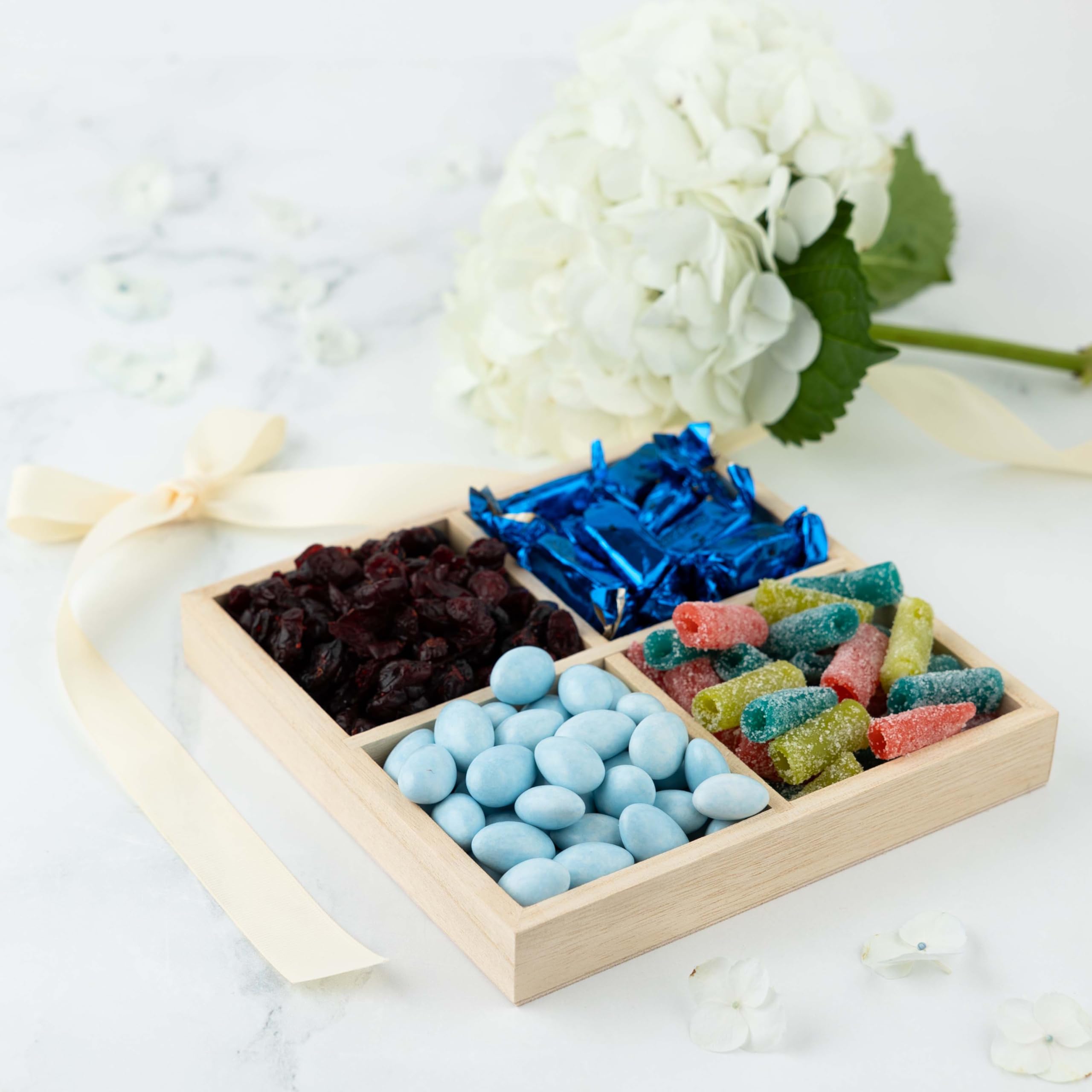 Amazon.com | Wooden Candy Platters - Set of 2, 7